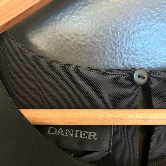 Danier Shift leather panel dress size 8 (12 UK) Italian leather made in 🇨🇦EUC - Picture 8 of 16